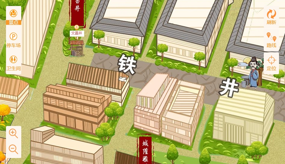 商州智慧景区：手绘地图与语音导览的完美融合